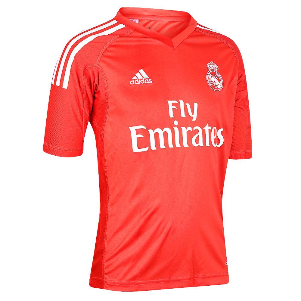 Camiseta 2ª Real Madrid 2017/2018 Portero Junior Rojo Camiseta 2ª Real Madrid 2017/2018 Portero Junior Rojo - Fútbol Factory