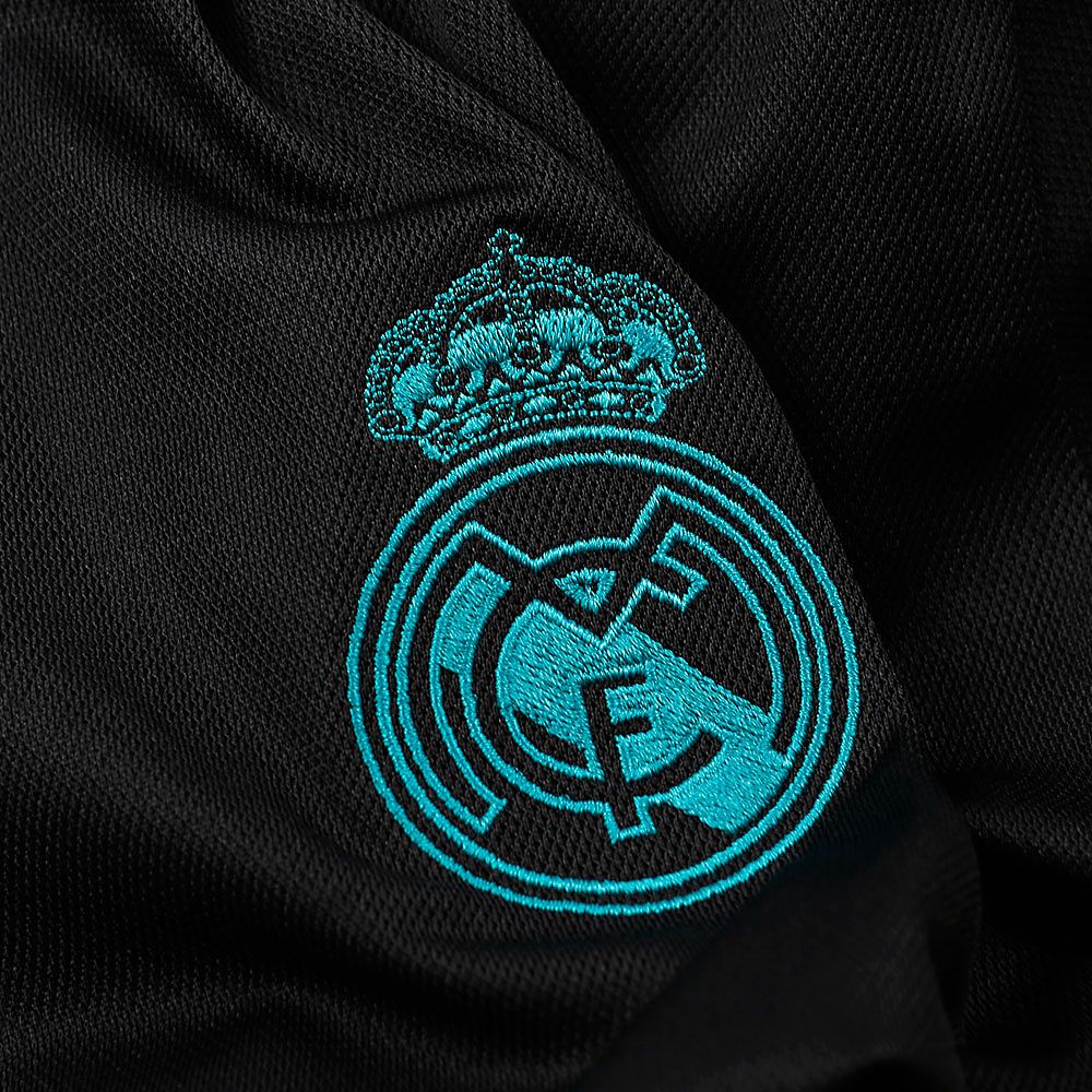 Camiseta 2ª Real Madrid 2017/2018 Manga Larga Negro - Fútbol Factory