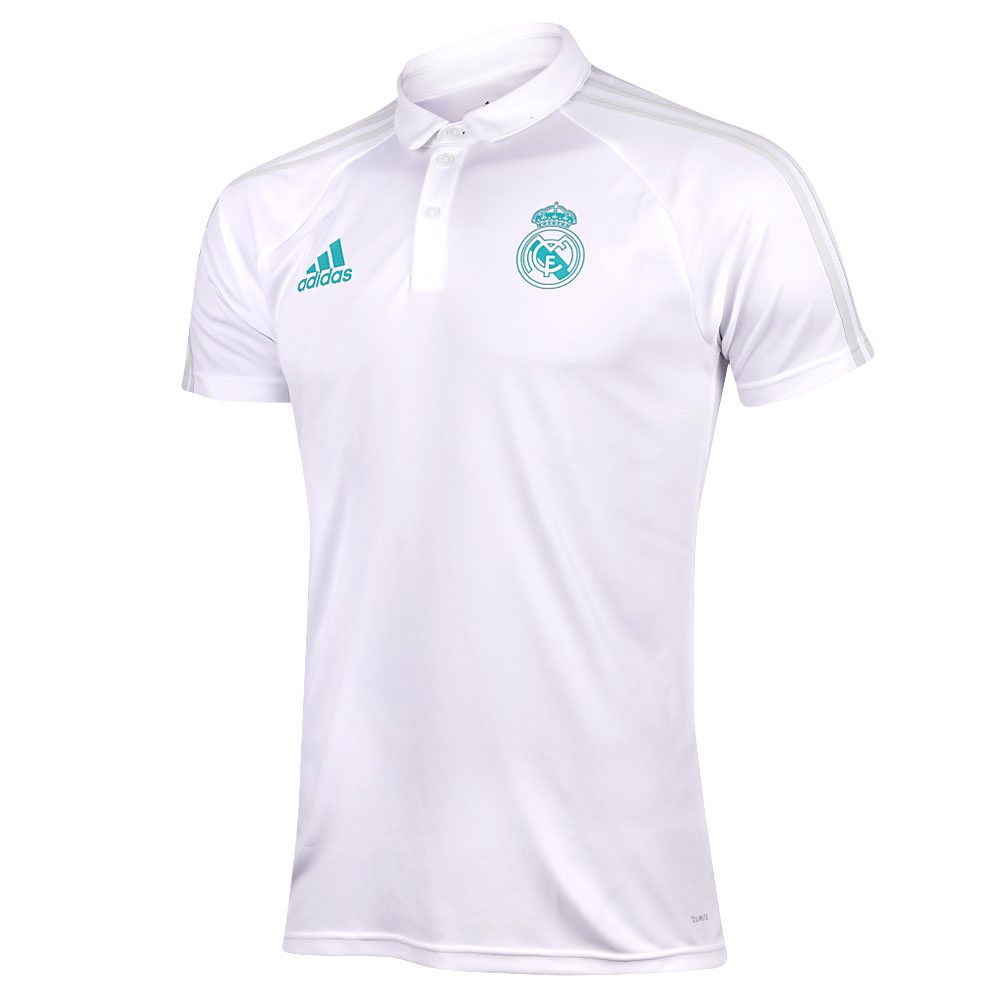 Polo de Paseo Real Madrid 2017/2018 Blanco - Fútbol Factory