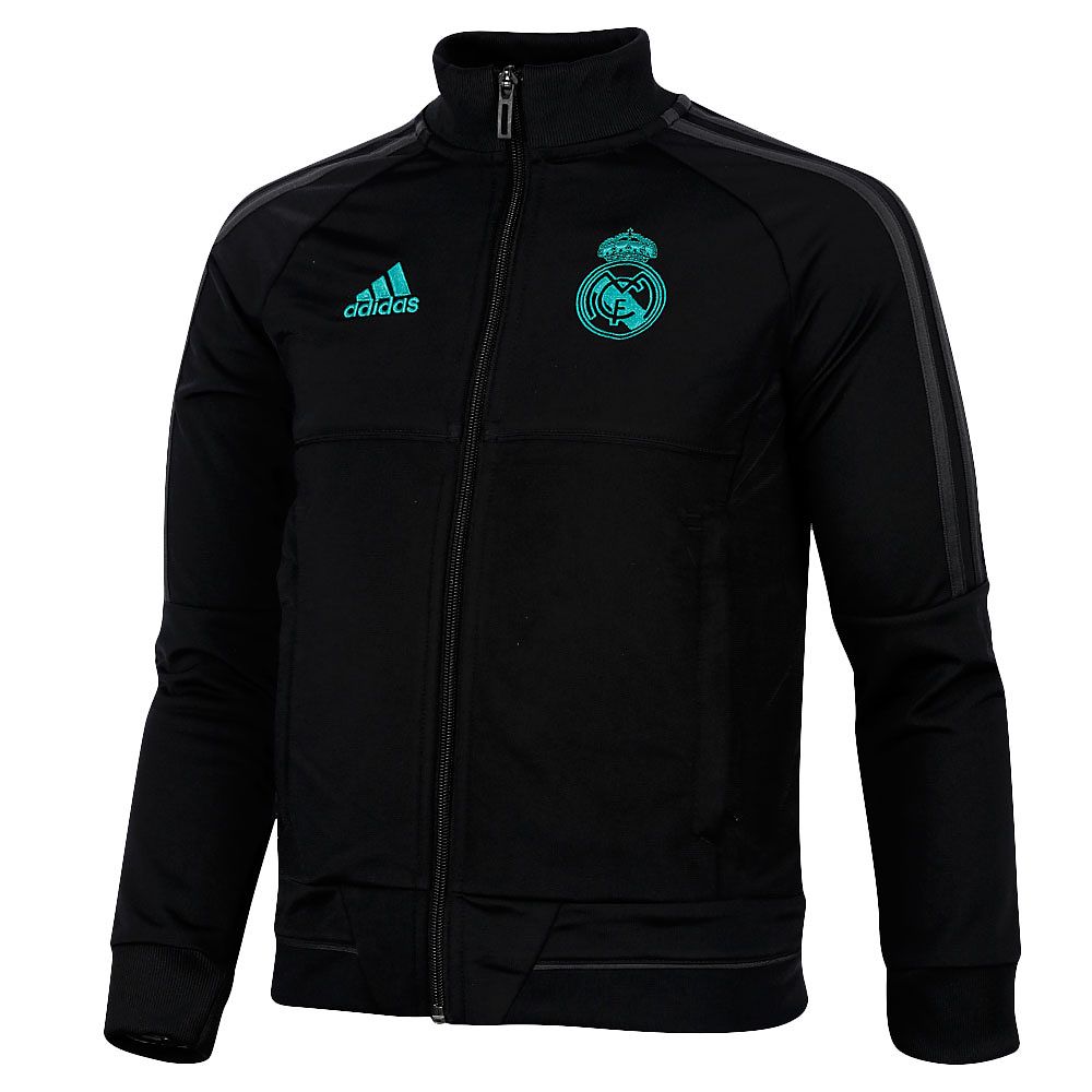 Chándal de Paseo Real Madrid 2017/2018 Junior Negro - Fútbol Factory