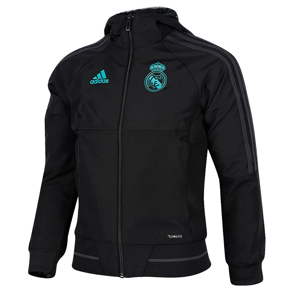 Chándal Pre-Match Real Madrid 2017/2018 Junior Negro - Fútbol Factory