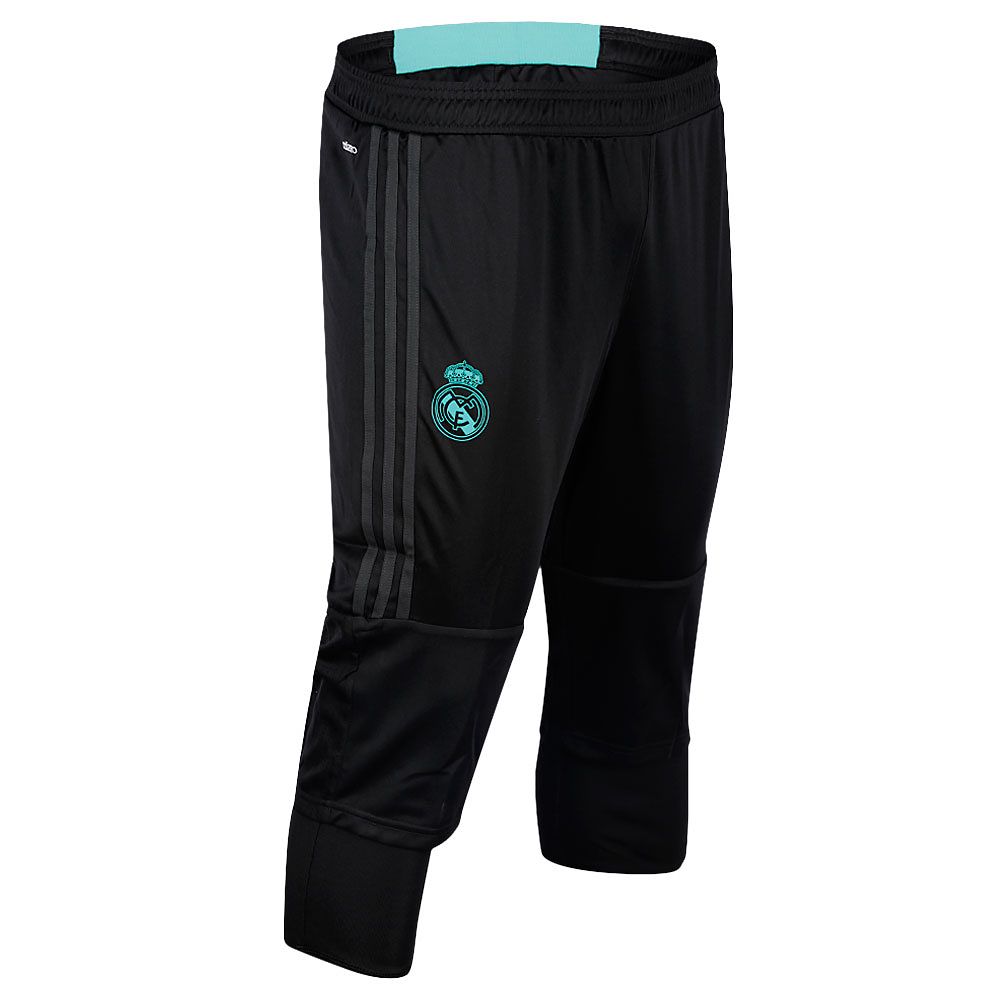 Pantalón 3/4 de Training Real Madrid 2017/2018 Negro Pantalón 3/4 de Training Real Madrid 2017/2018 Negro - Fútbol Factory