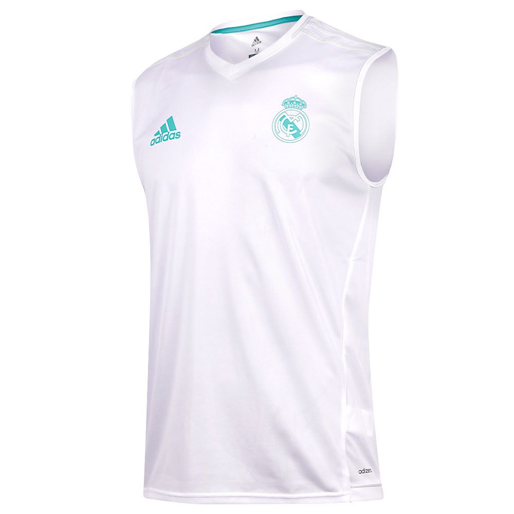 Camiseta de Training Real Madrid 2017/2018 Sin Mangas Blanco - Fútbol Factory