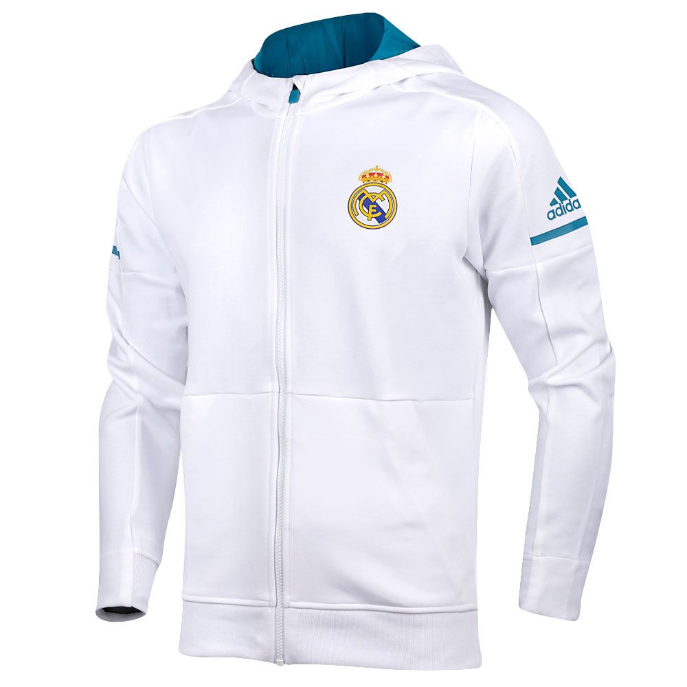 Chaqueta Pre Match Real Madrid 2017 2018 Blanco