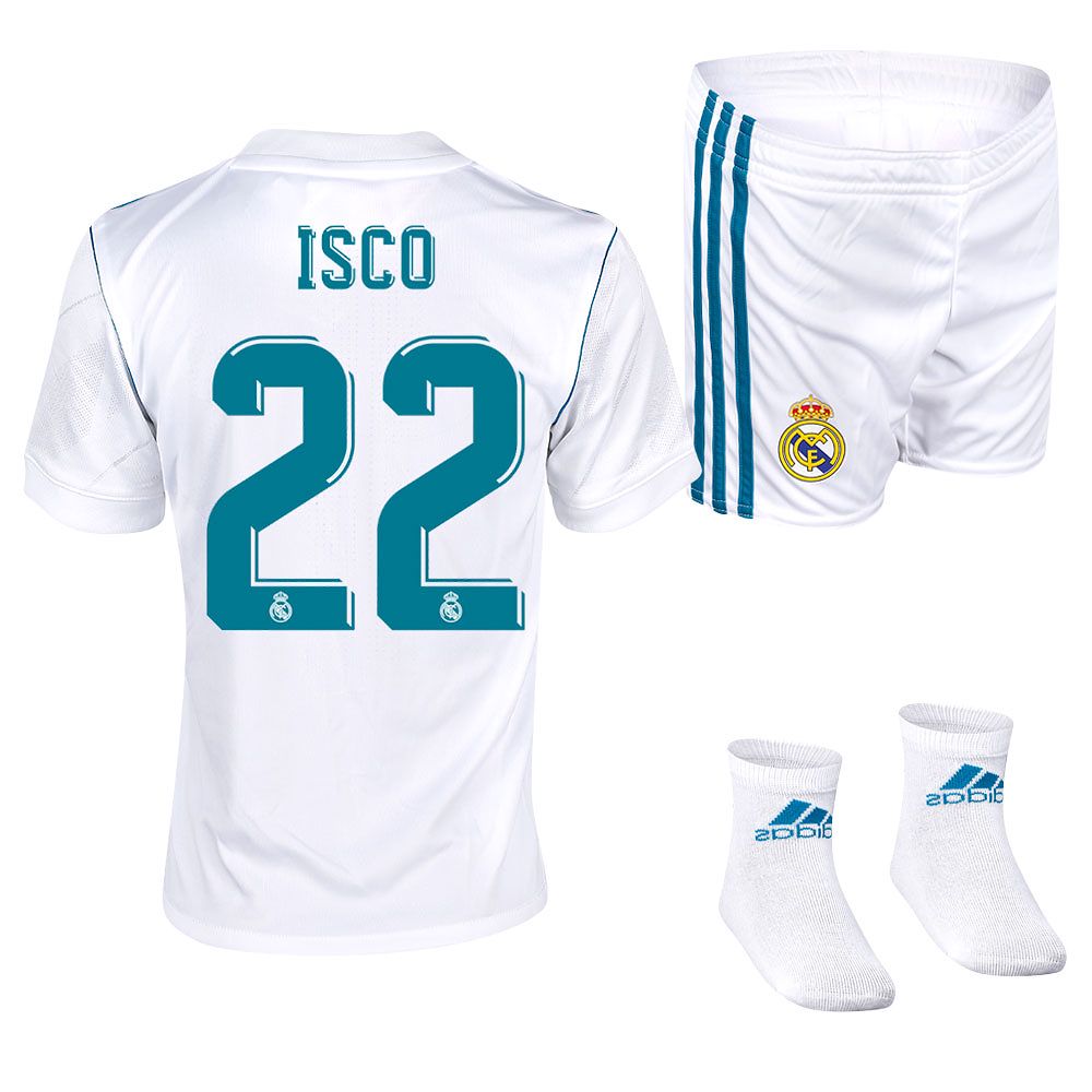 Conjunto 1ª Real Madrid 2017/2018 Isco Bebé - Fútbol Factory