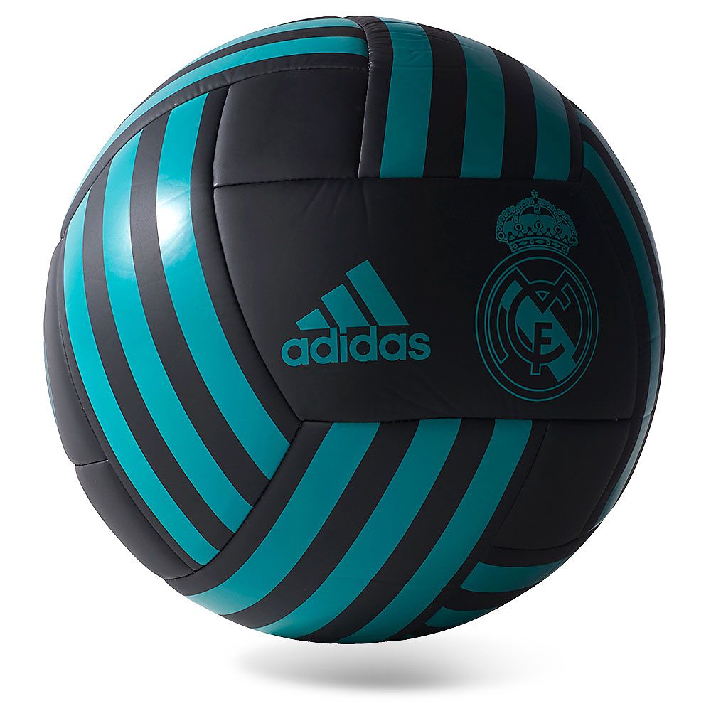 Balón de Fútbol 11 Real Madrid 2017/2018 Negro - Fútbol Factory