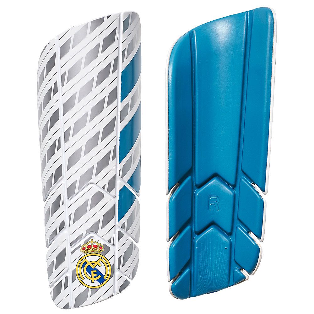 Espinilleras Real Madrid Pro Lite 2017/2018 Blanco Espinilleras Real Madrid Pro Lite 2017/2018 Blanco - Fútbol Factory