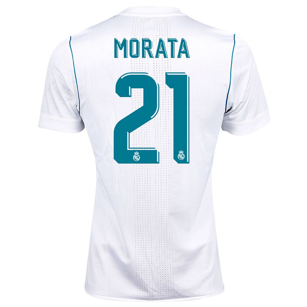 Camiseta 1ª Real Madrid 2017/2018 Morata Authentique - Fútbol Factory