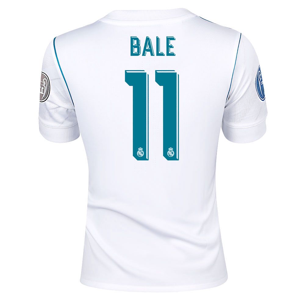 Camiseta 1ª Real Madrid 2017/2018 Bale UCL Junior - Fútbol Factory