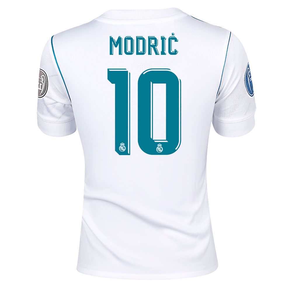 Camiseta 1ª Real Madrid 2017/2018 Modric UCL Junior