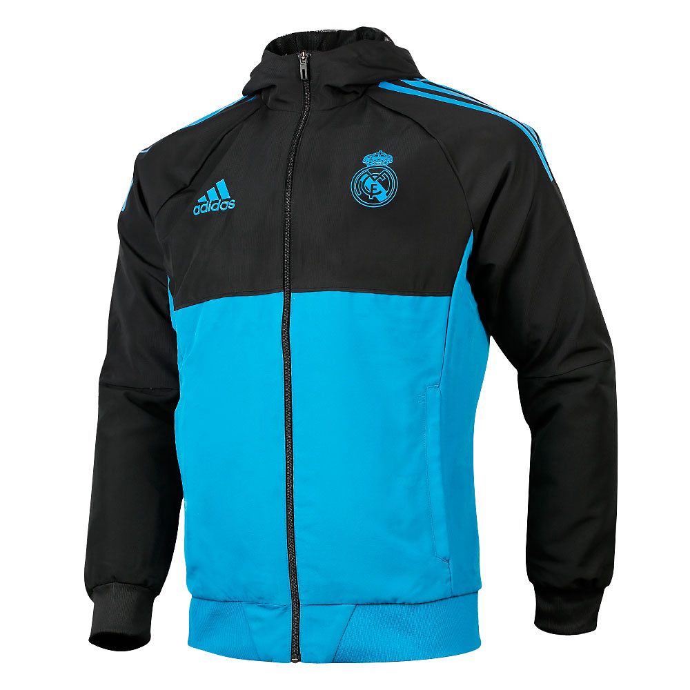 Chándal Pre-Match Real Madrid 2017/2018 UCL Negro Azul - Fútbol Factory