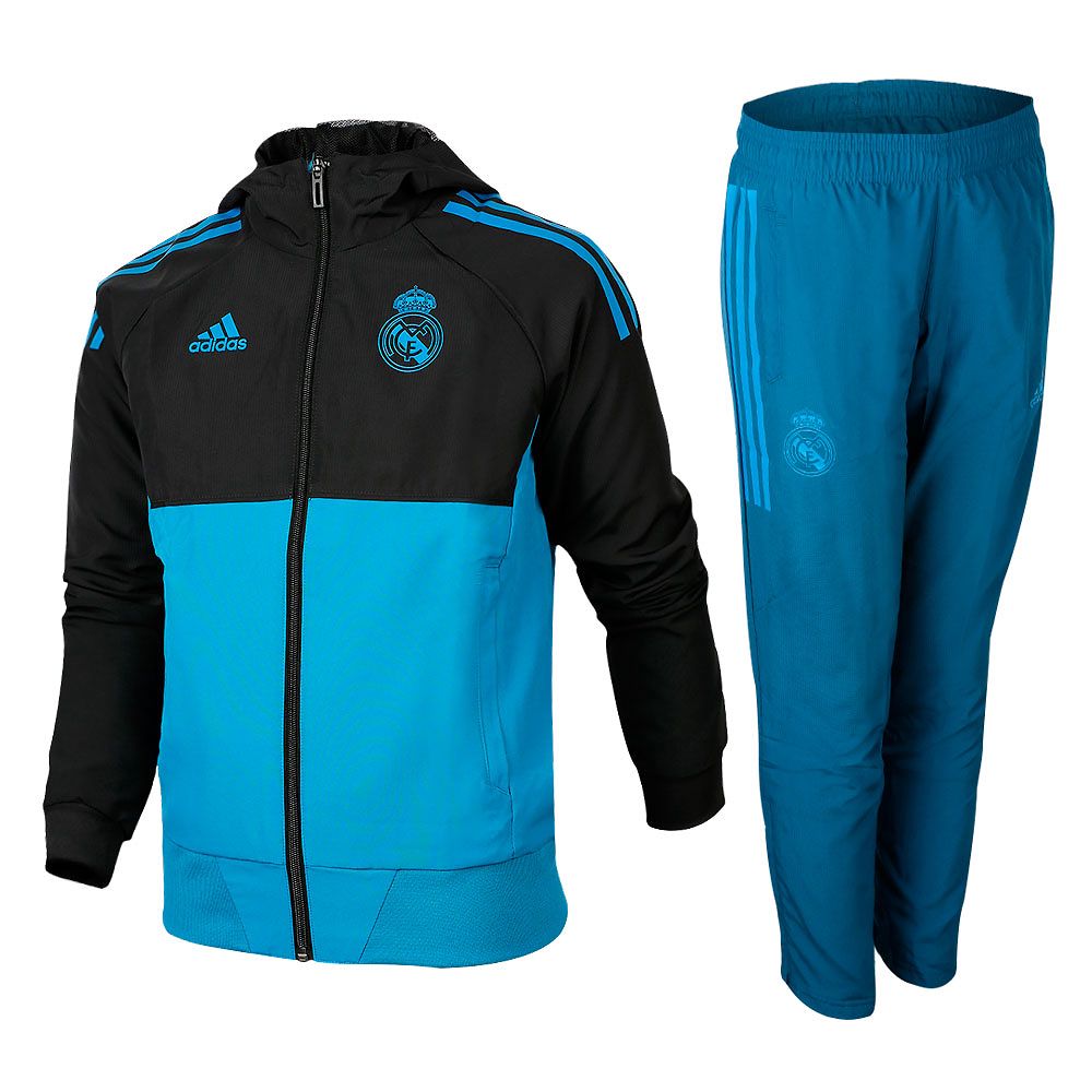 Chándal Pre-Match Real Madrid 2017/2018 UCL Junior Negro Azul - Fútbol Factory