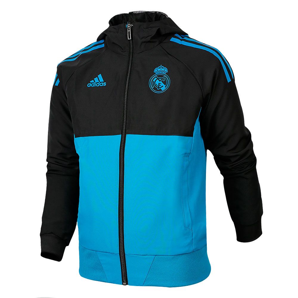 Chándal Pre-Match Real Madrid 2017/2018 UCL Junior Negro Azul - Fútbol Factory