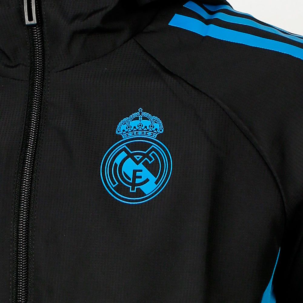 Chándal Pre-Match Real Madrid 2017/2018 UCL Junior Negro Azul - Fútbol Factory