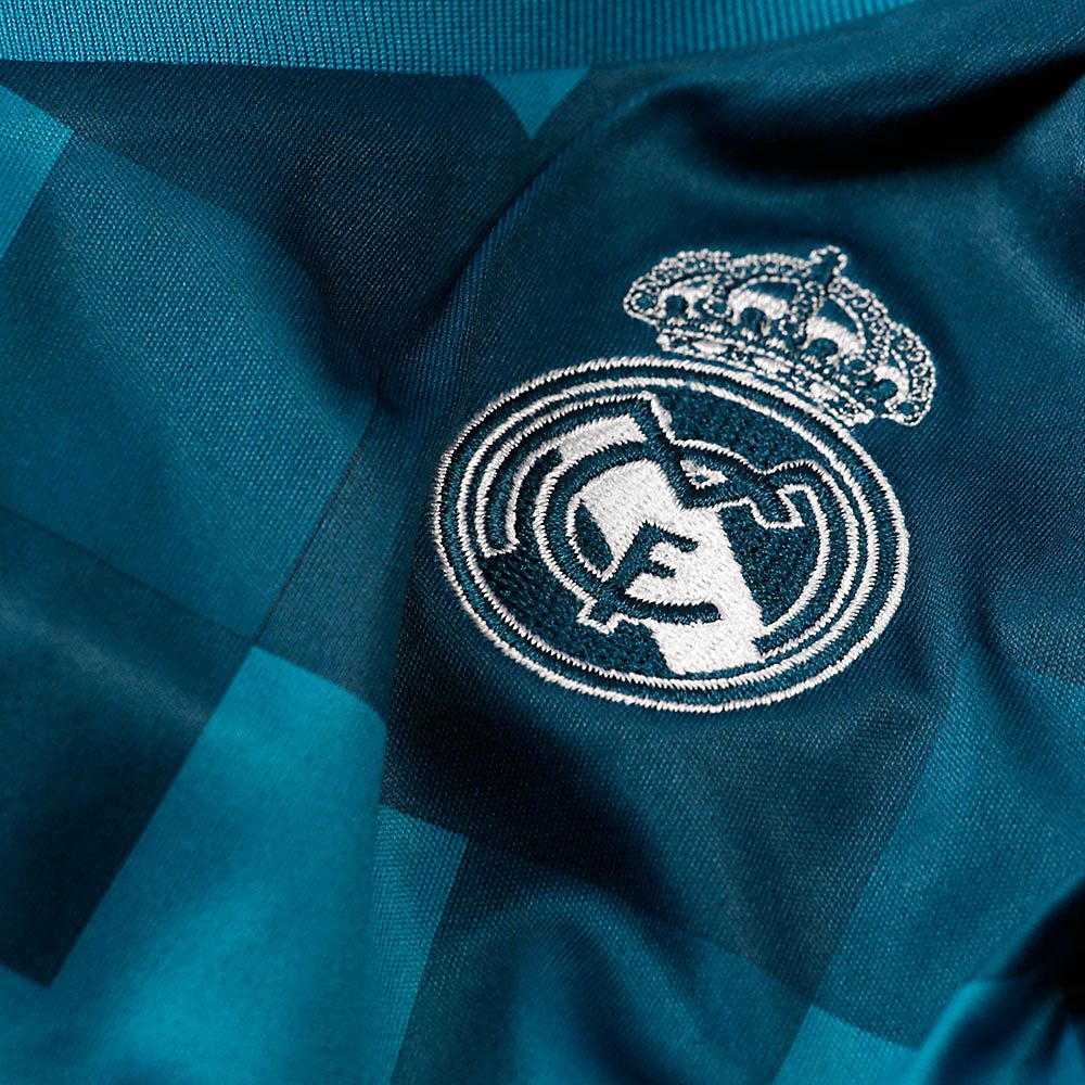Camiseta 3ª Real Madrid 2017/2018 Mujer Azul - Fútbol Factory