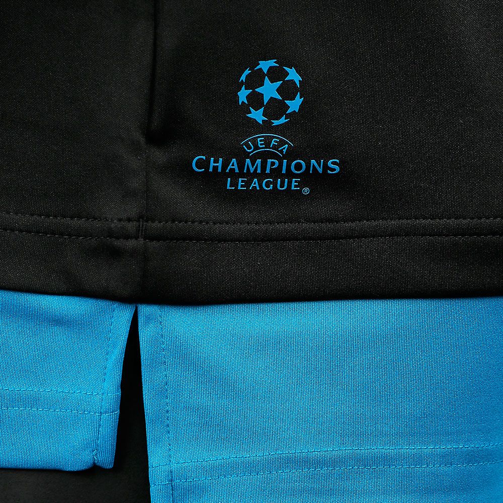 Camiseta Pre-Match Real Madrid 2017/2018 UCL Negro Azul - Fútbol Factory