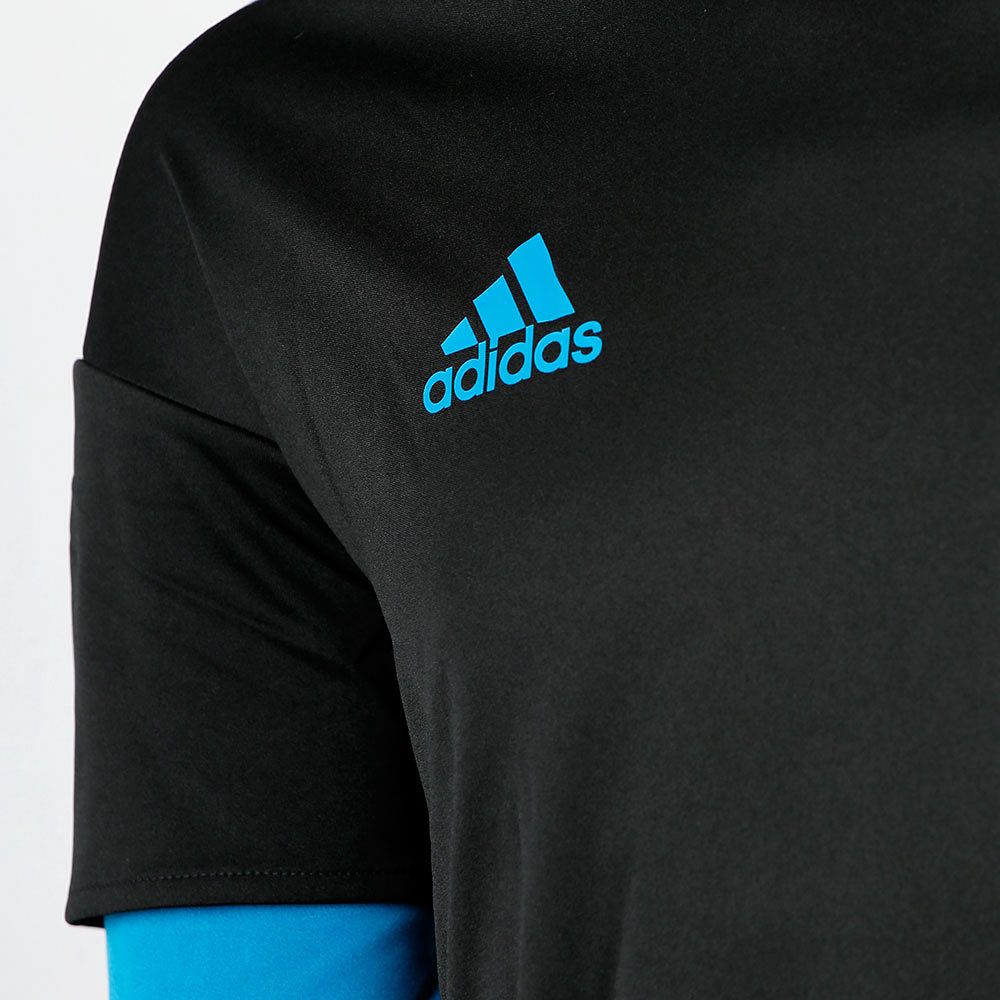 Camiseta Pre-Match Real Madrid 2017/2018 UCL Negro Azul - Fútbol Factory