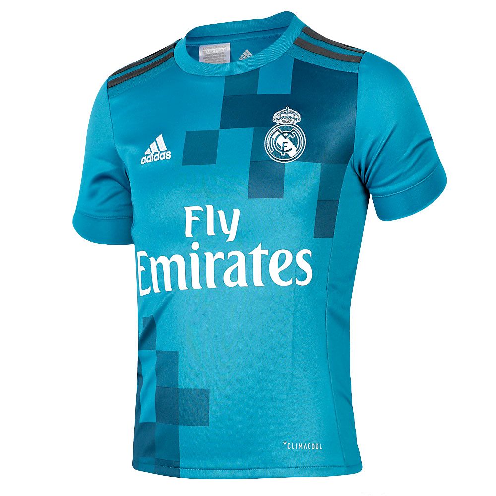 Camiseta 3ª Real Madrid 2017/2018 Junior Azul - Fútbol Factory