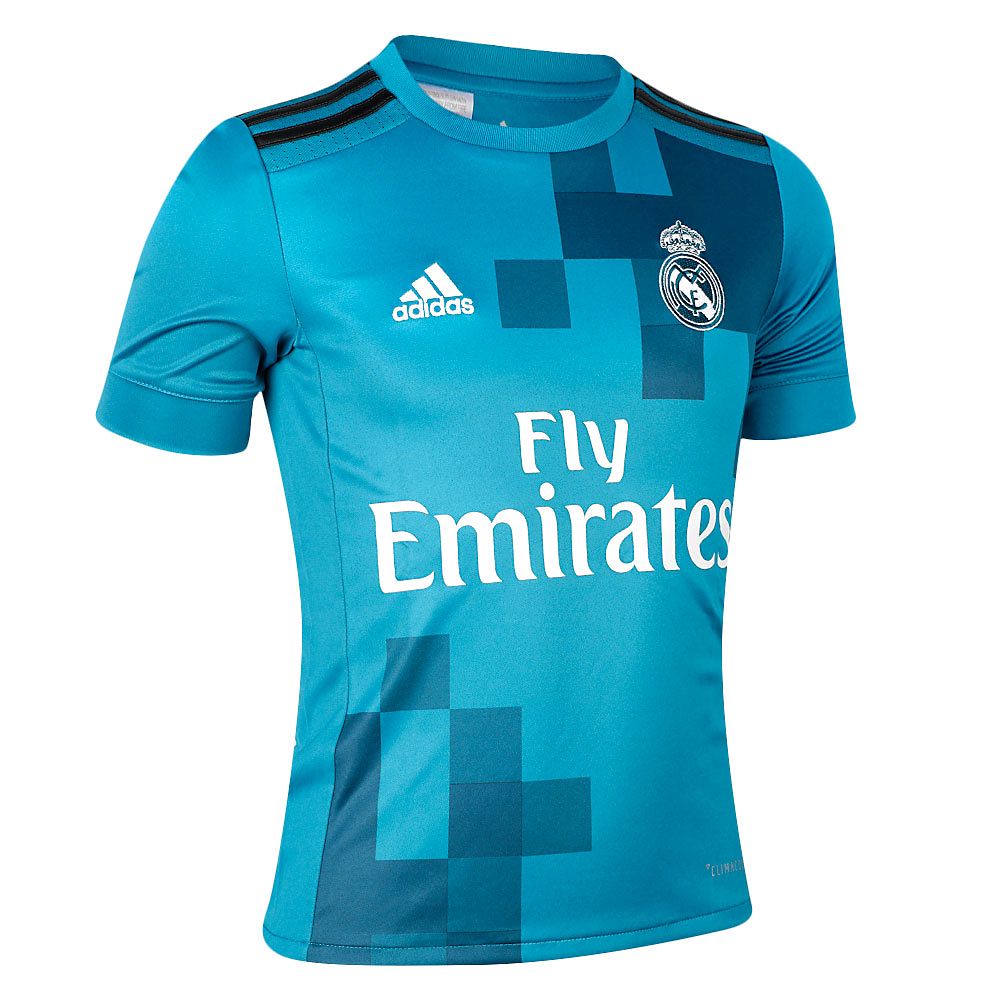 Camiseta 3ª Real Madrid 2017/2018 Junior Azul - Fútbol Factory