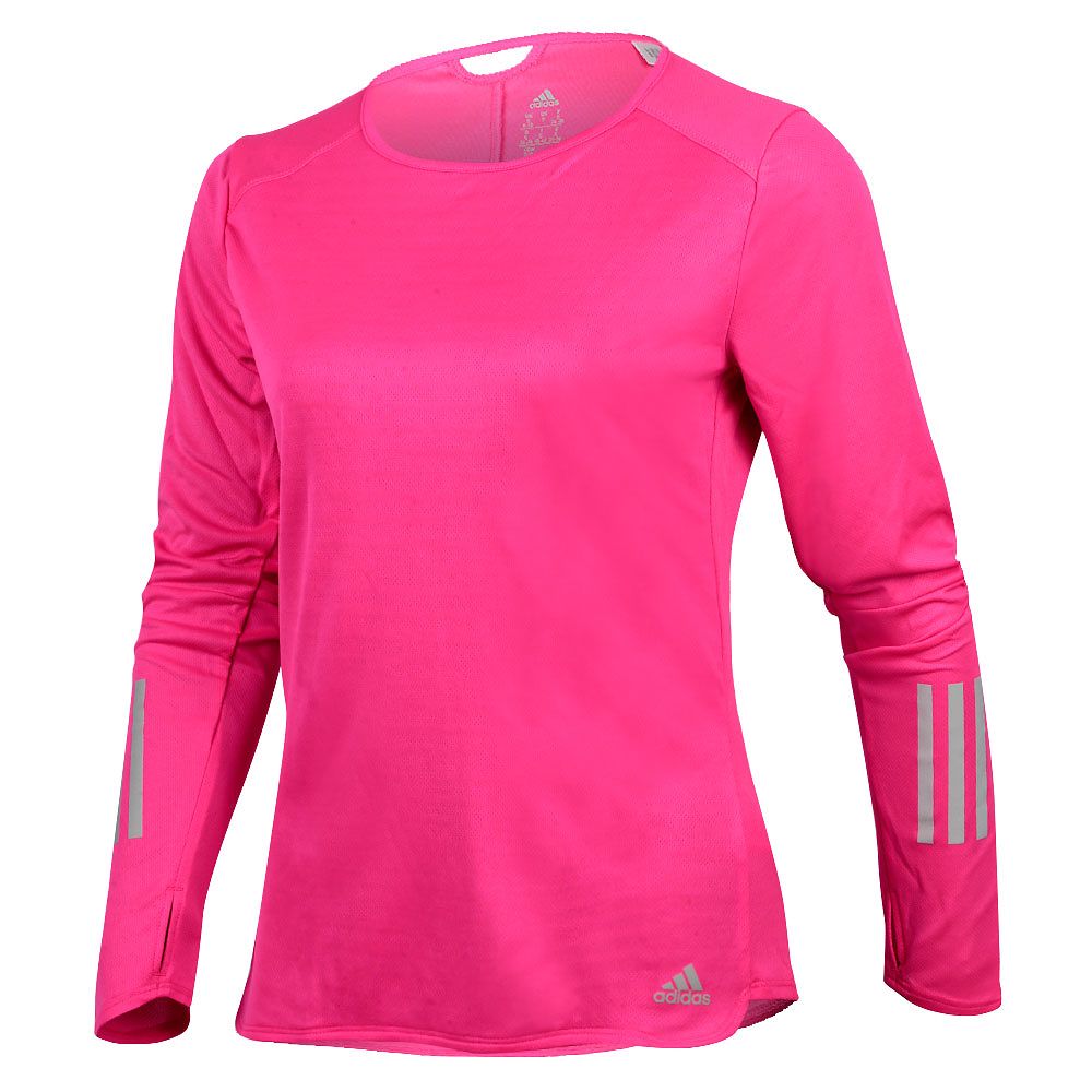 Camiseta de Running Response Manga Larga Mujer Rosa Camiseta de Running Response Manga Larga Mujer Rosa - Fútbol Factory