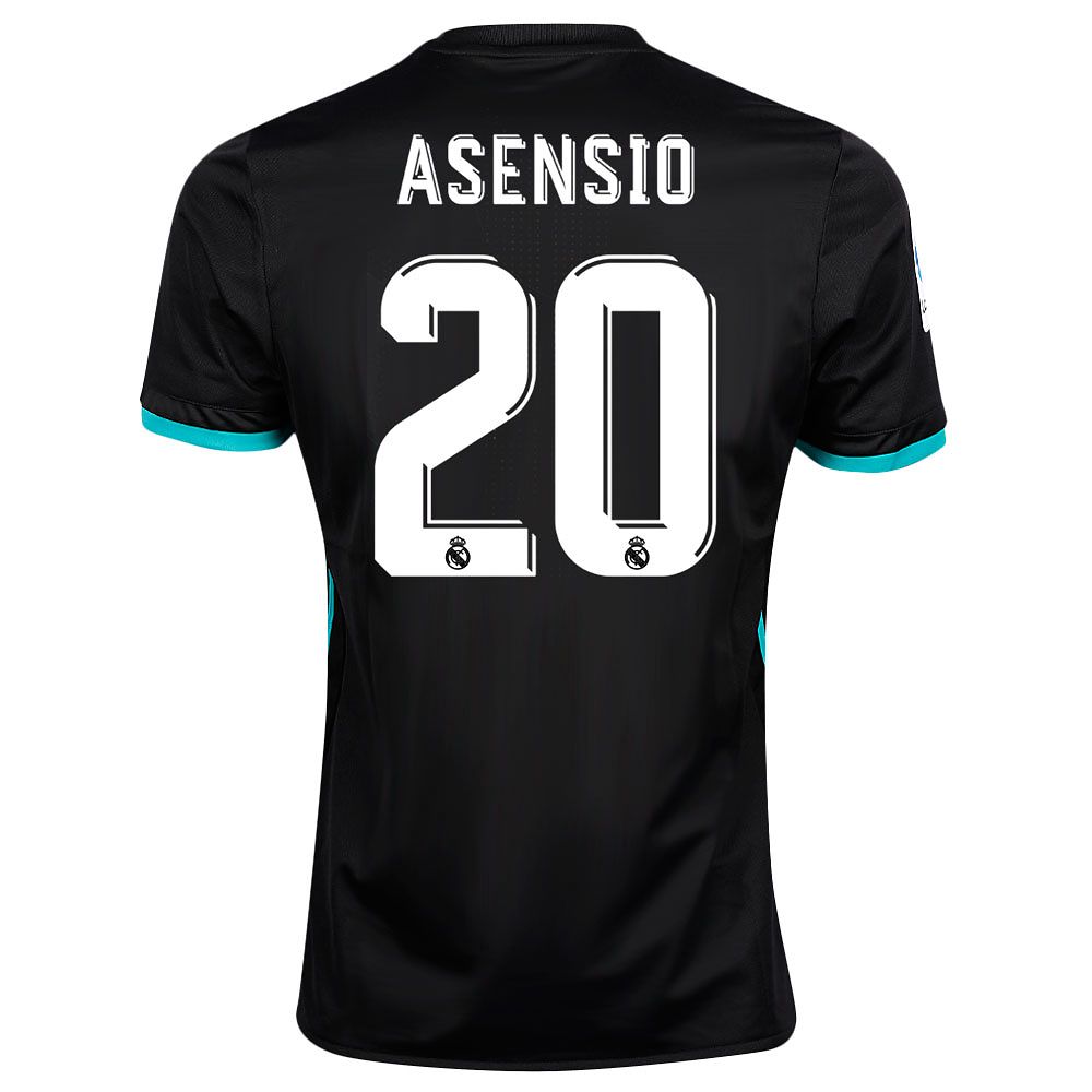 Camiseta 2ª Real Madrid 2017/2018 LaLiga Asensio Negro - Fútbol Factory