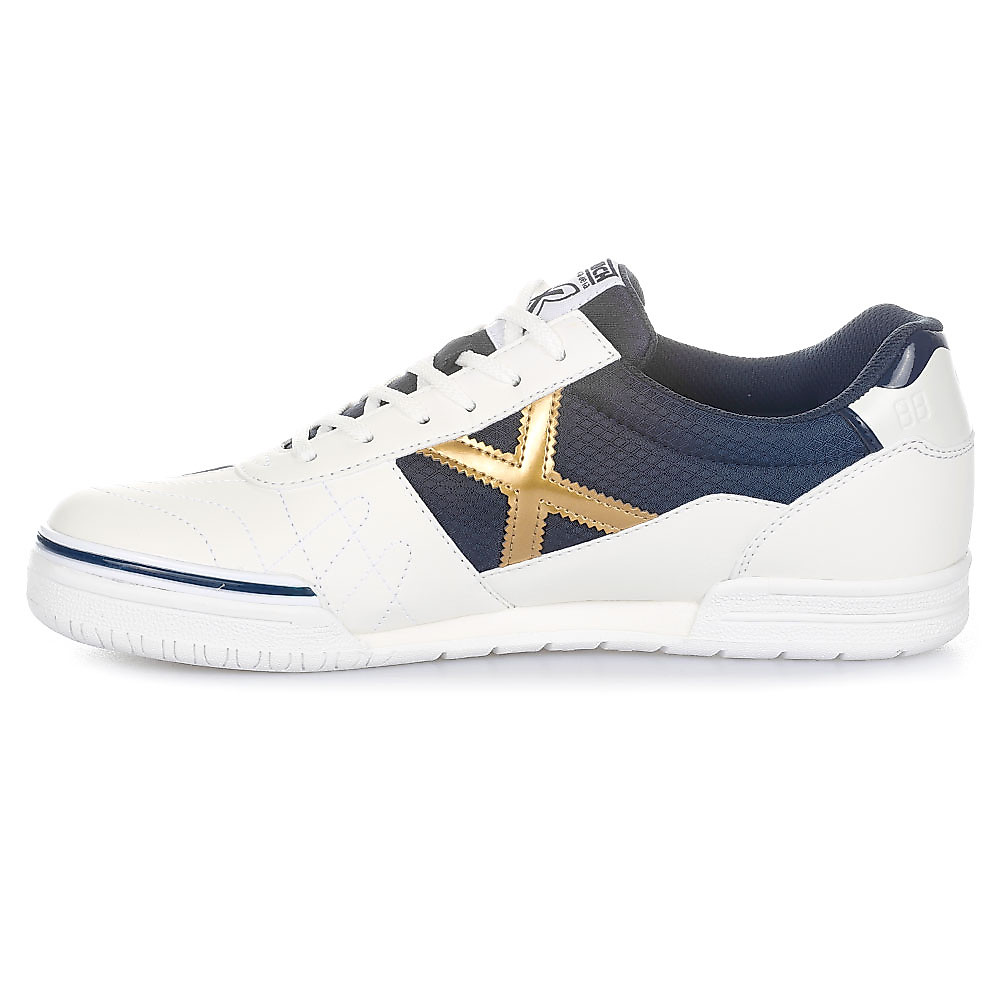 Zapatillas de Fútbol Sala Munich G-3 Pista IN Blanco - Fútbol Factory