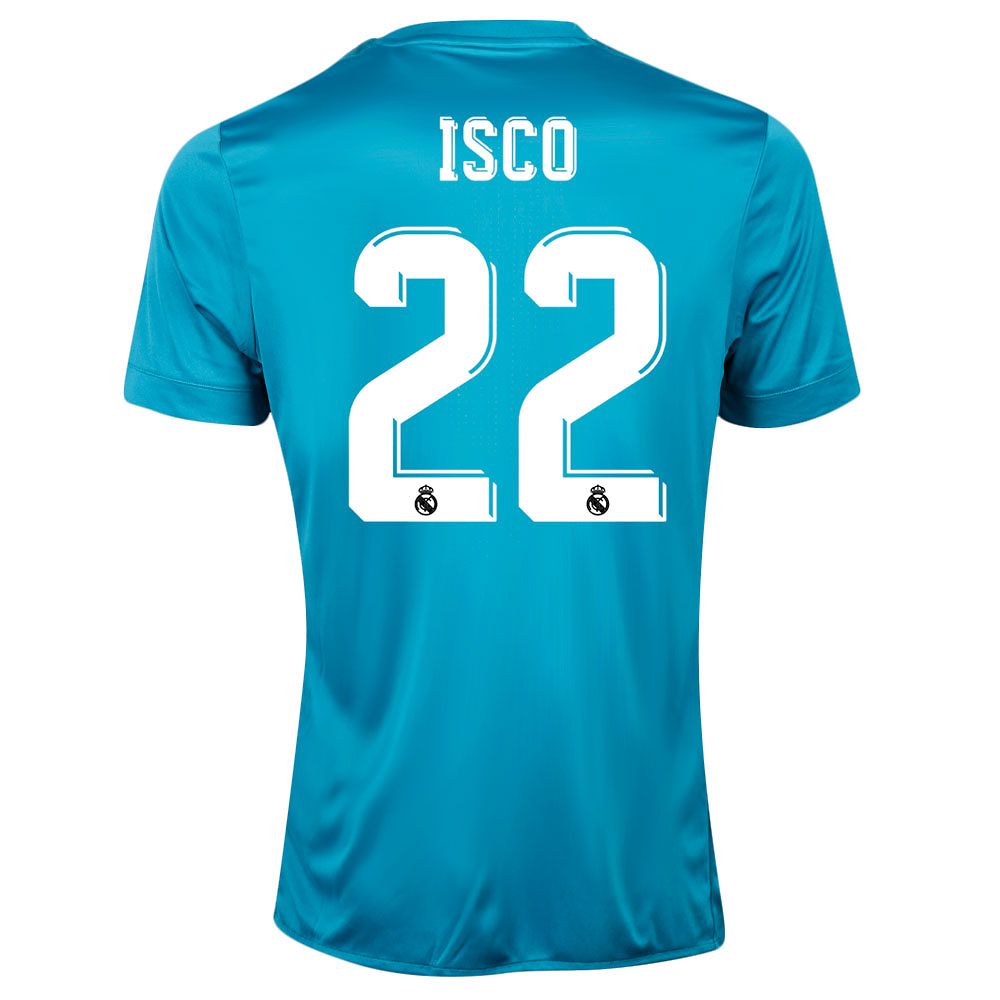 Camiseta 3ª Real Madrid 2017/2018 Isco Azul - Fútbol Factory