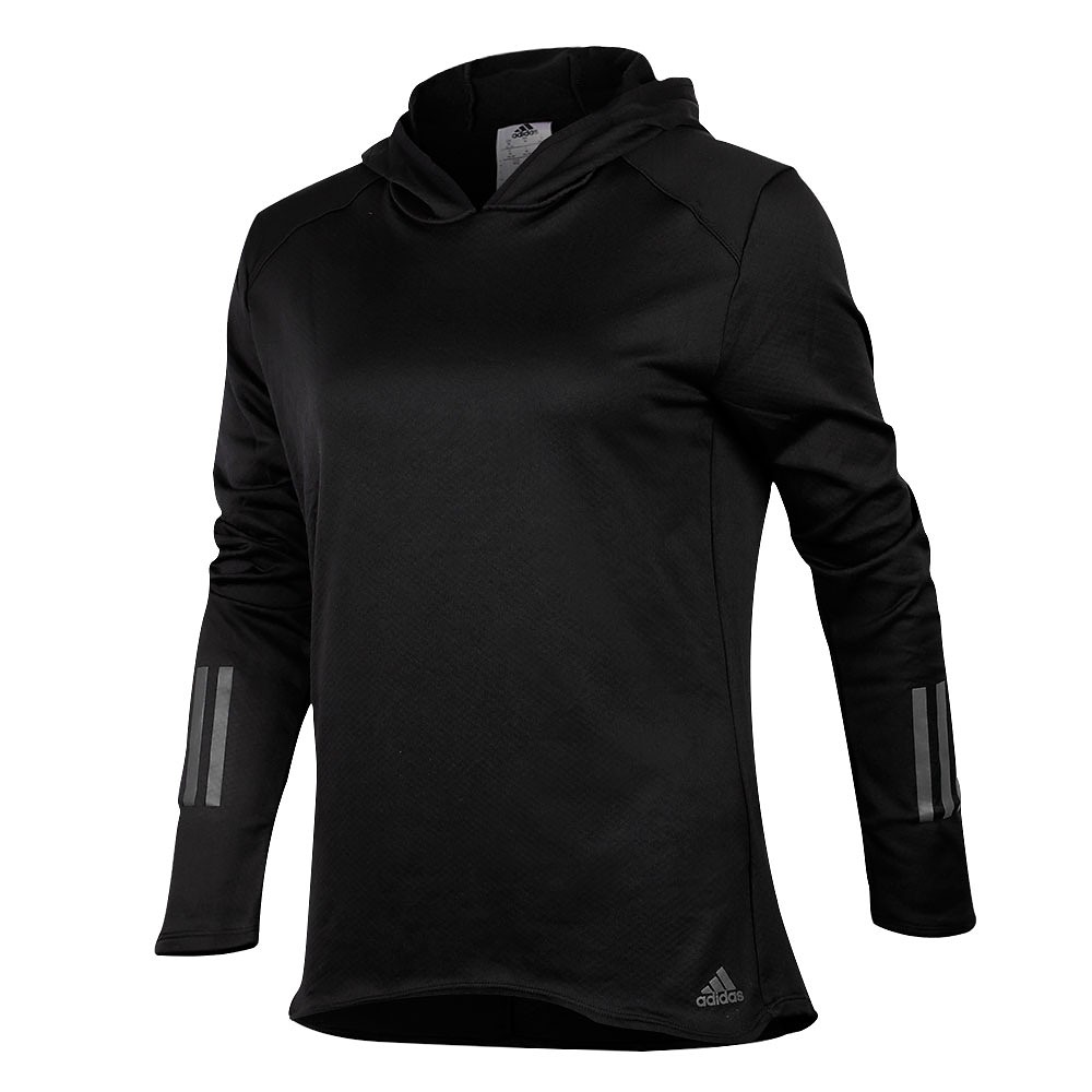 Sudadera con Capucha de Running Response Climawarm Mujer Negro - Fútbol Factory
