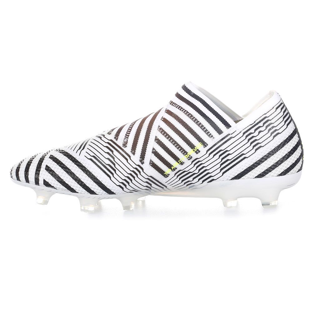 Botas de Fútbol Nemeziz 17+ 360 Agility FG Blanco Negro - Fútbol Factory