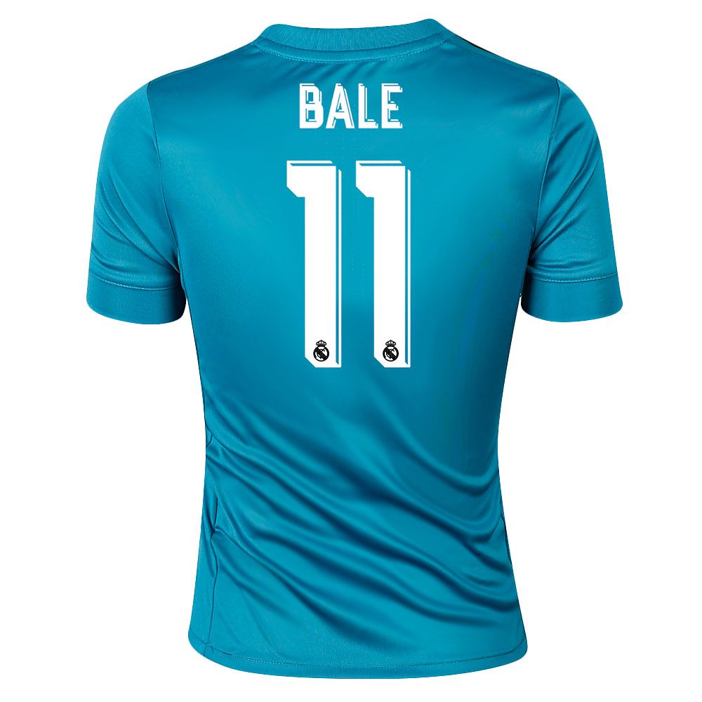 Camiseta 3ª Real Madrid 2017/2018 Bale Junior Azul - Fútbol Factory