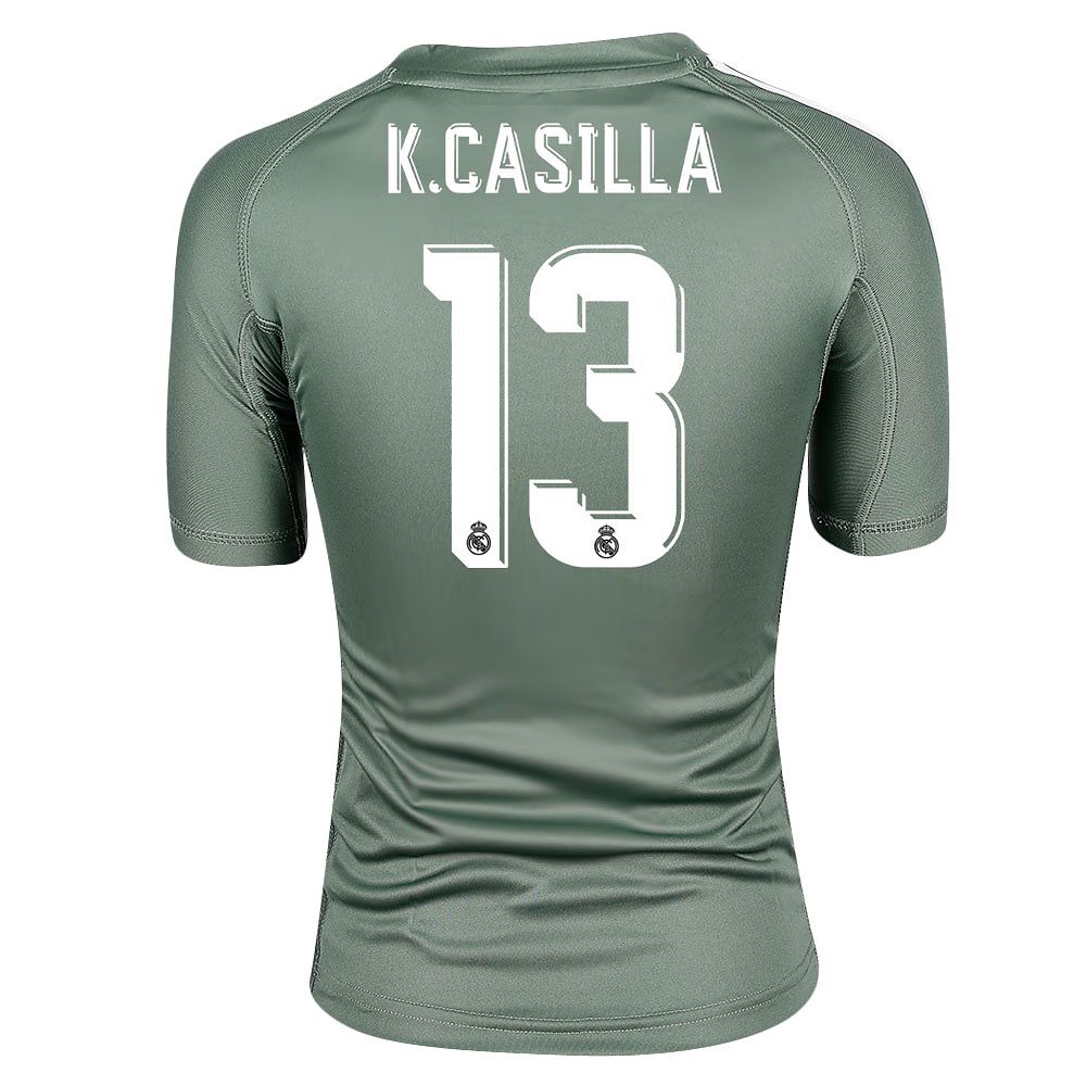 Camiseta 1ª Real Madrid 2017/2018 Casilla Portero Junior Verde - Fútbol Factory