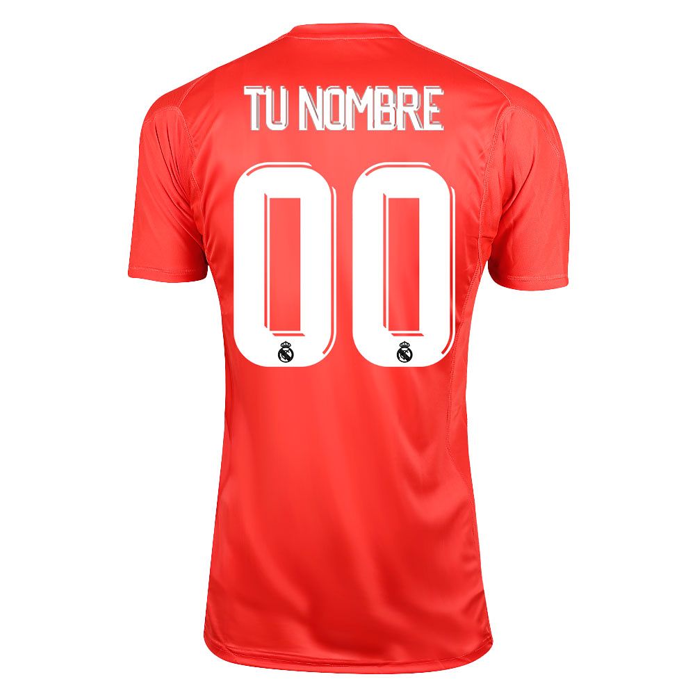 Camiseta 2ª Real Madrid 2017/2018 Personalizado Portero Rojo - Fútbol Factory