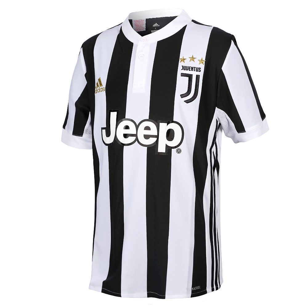Camiseta 1ª Juventus Turin 2017/2018 Junior Blanco Negro - Fútbol Factory