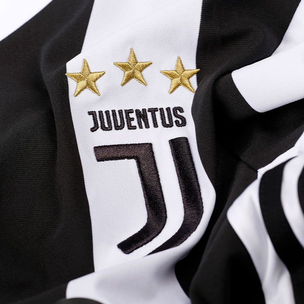 Camiseta 1ª Juventus Turin 2017/2018 Junior Blanco Negro - Fútbol Factory