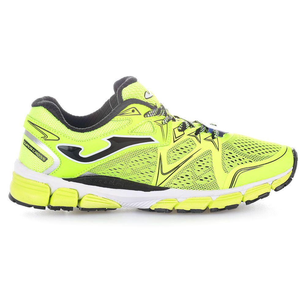 Zapatillas de Running Super Cross Negro Fluor - Fútbol Factory