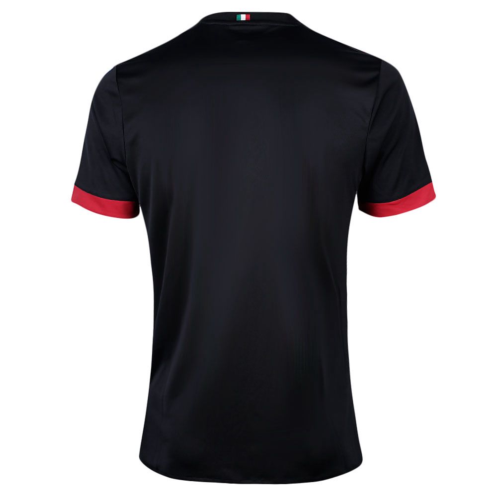 Camiseta 3ª AC Milan 2017/2018 Negro Rojo - Fútbol Factory