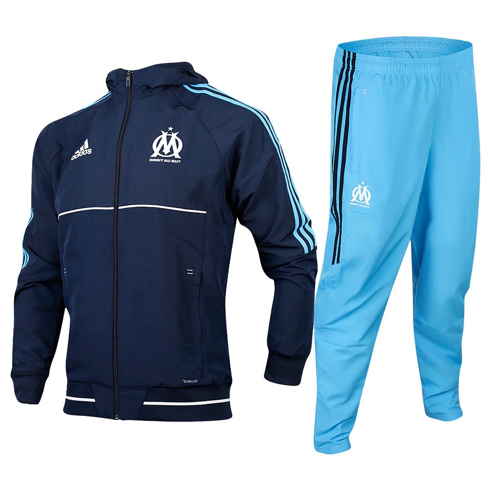 Chándal de Pre-Match Olympique de Marsella 2017/2018 Marino - Fútbol Factory
