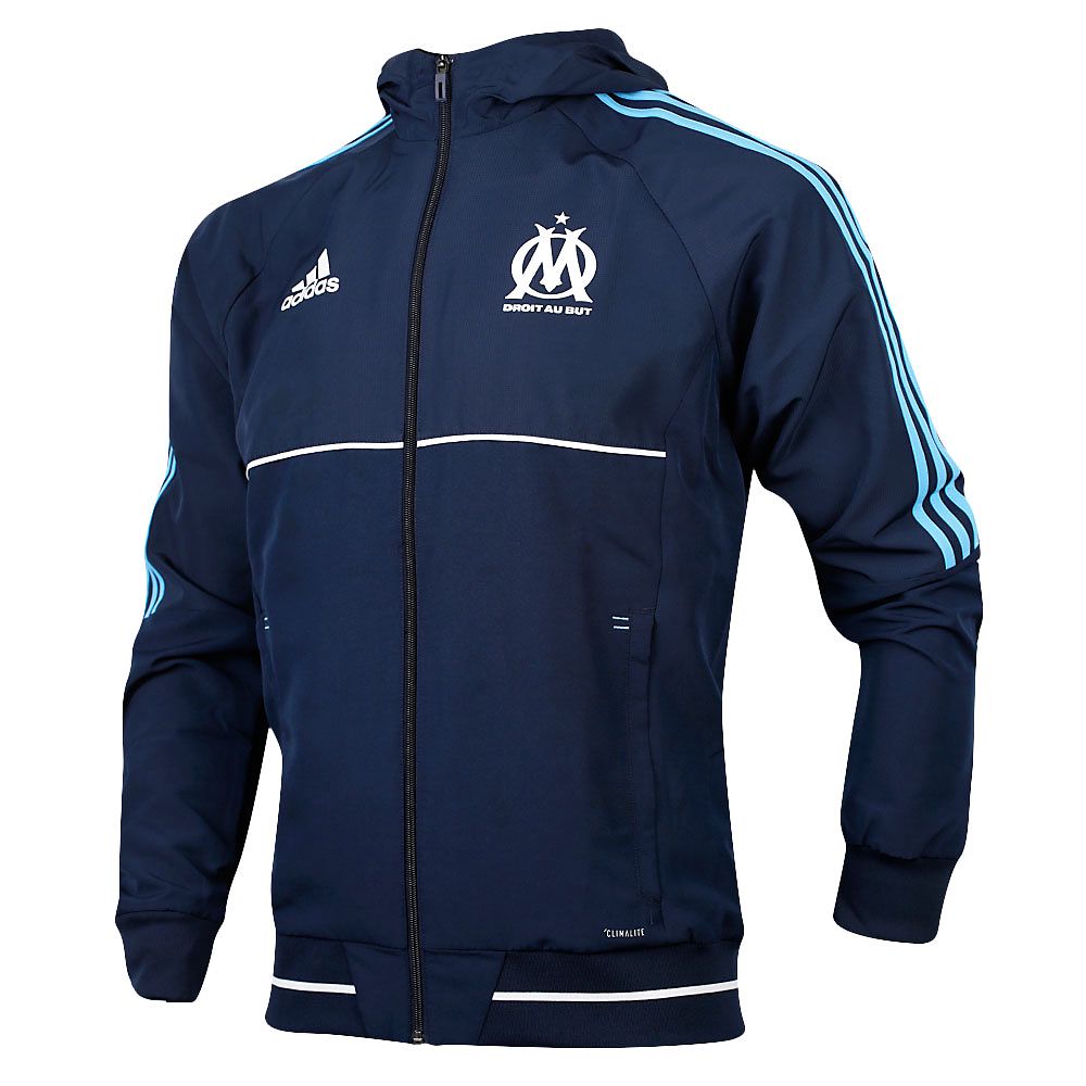 Chándal de Pre-Match Olympique de Marsella 2017/2018 Marino - Fútbol Factory