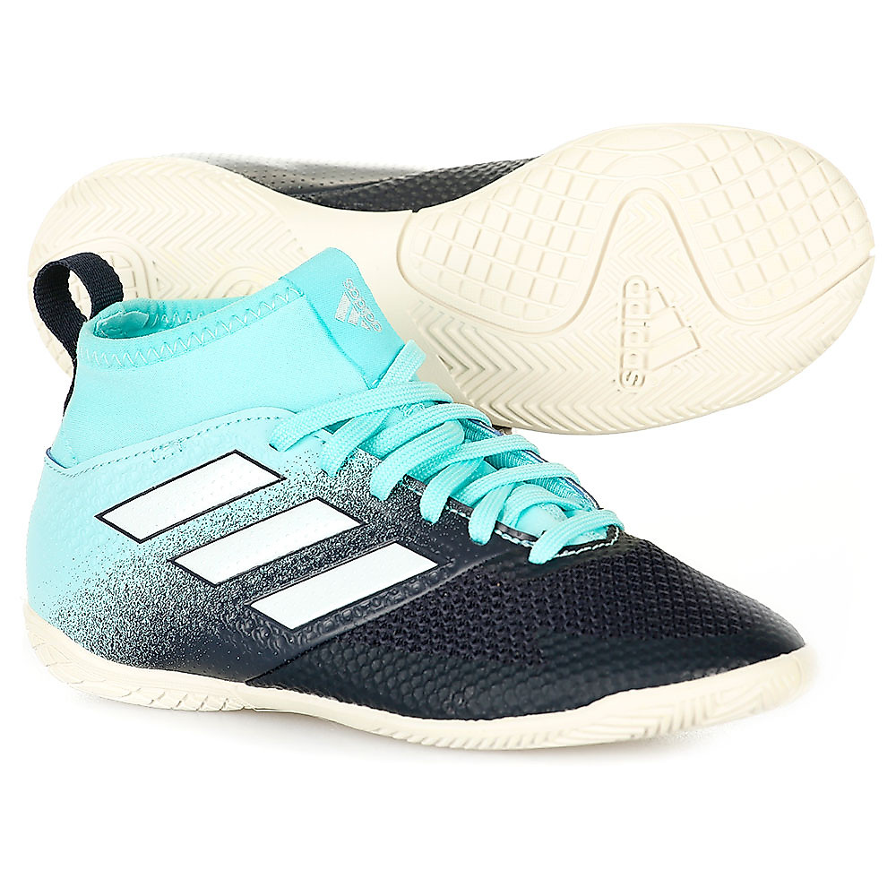 Zapatillas de Fútbol Sala ACE Tango 17.3 IN Junior Celeste Negro - Fútbol Factory