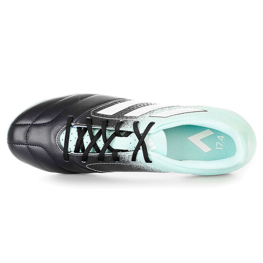 Zapatillas de Fútbol Sala ACE 17.4 IN Celeste Negro - Fútbol Factory