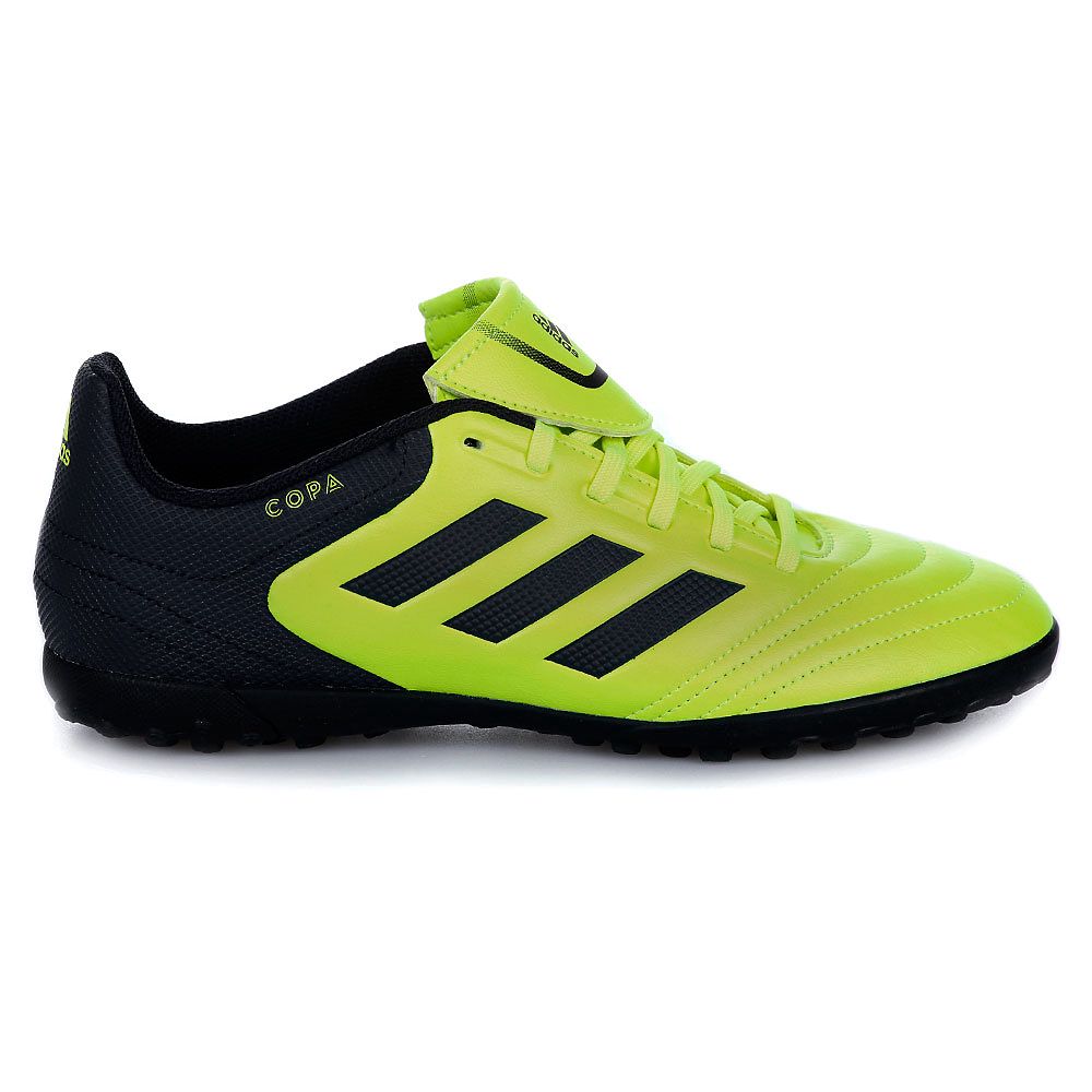Botas de Fútbol Copa 17.4 Multitaco Junior Amarillo Negro - Fútbol Factory