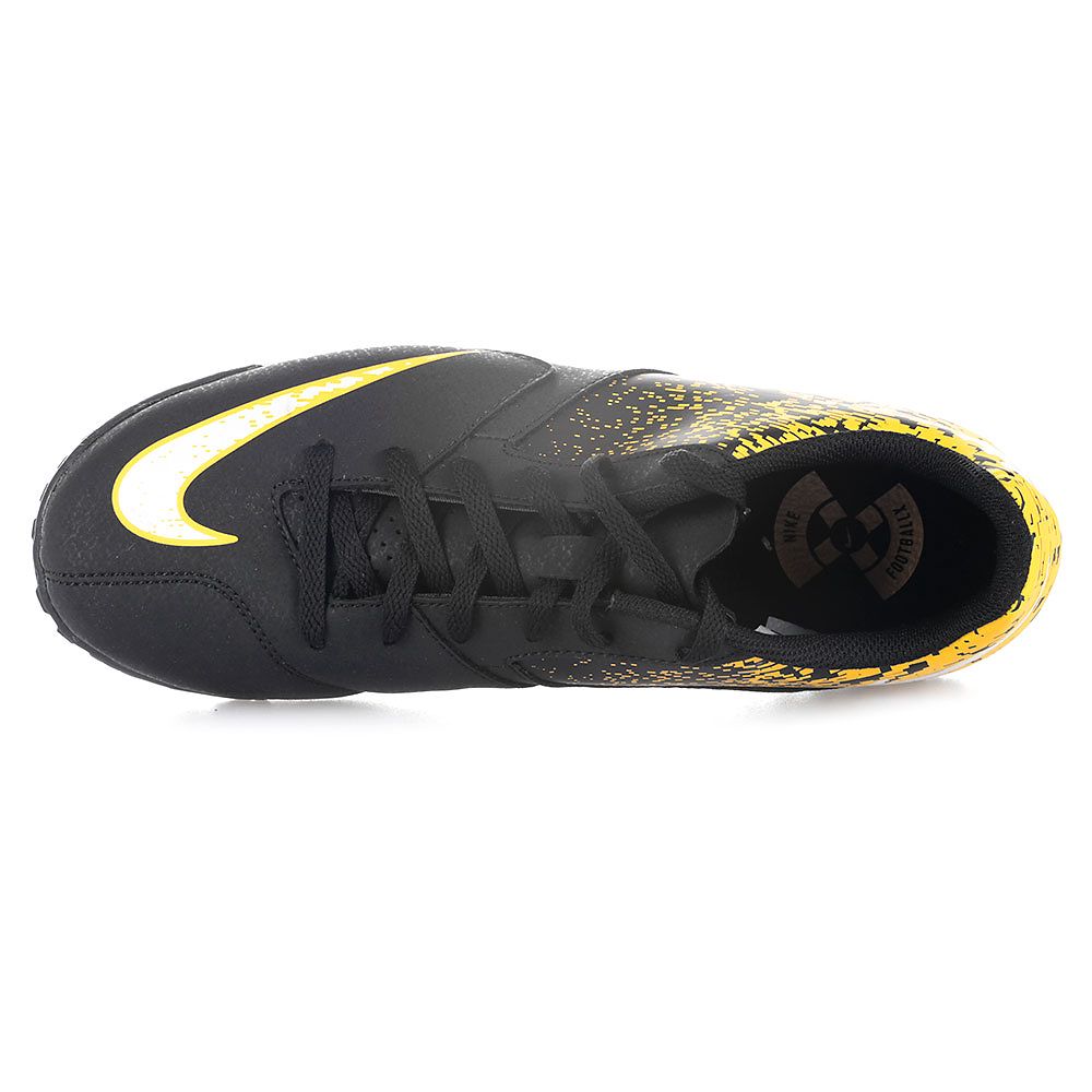 Botas de Fútbol BombaX Turf Junior Negro Amarillo - Fútbol Factory