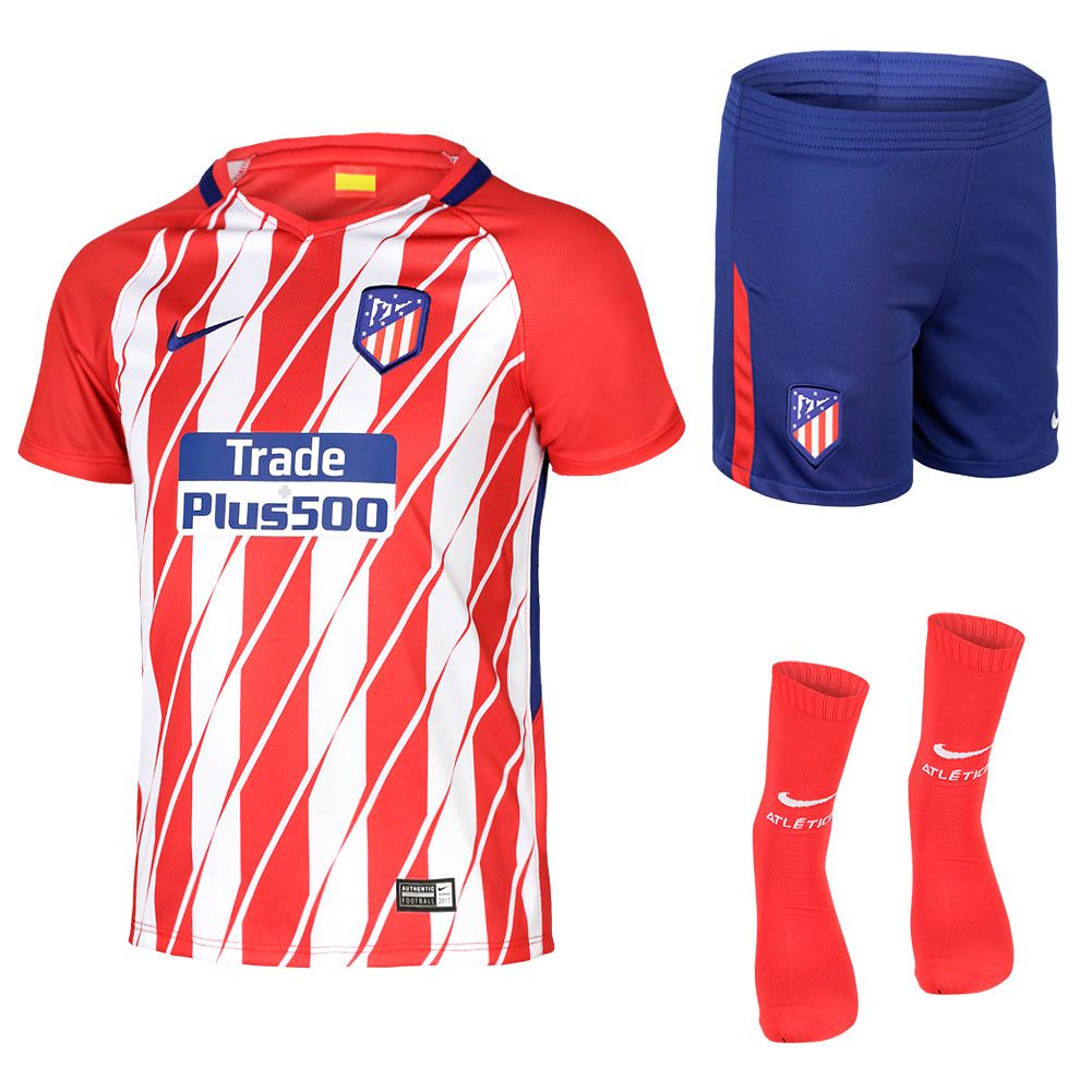 Conjunto 1ª Atlético de Madrid 2017/2018 Infantil - Fútbol Factory