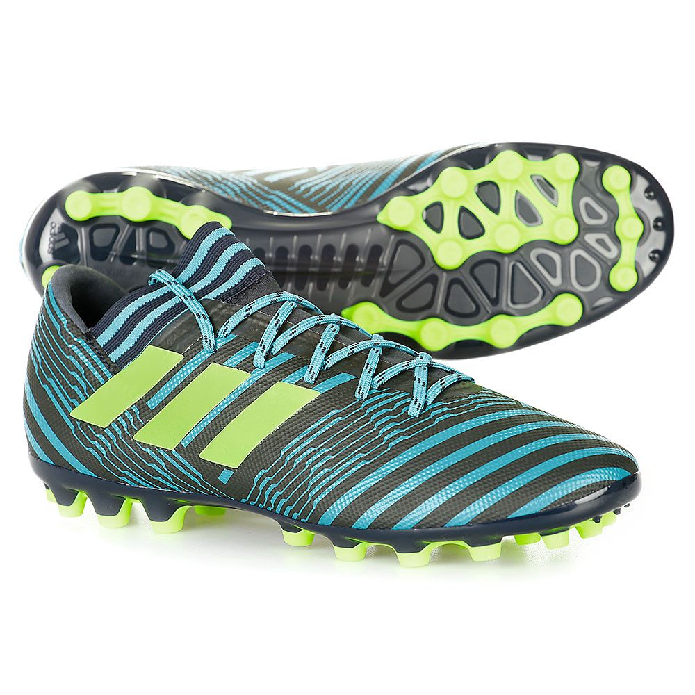 Botas de Fútbol Nemeziz 17.3 AG Azul Negro - Fútbol Factory