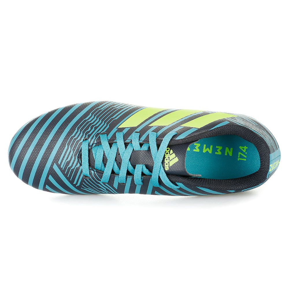 Botas de Fútbol Nemeziz 17.4 FxG Junior Azul Negro - Fútbol Factory