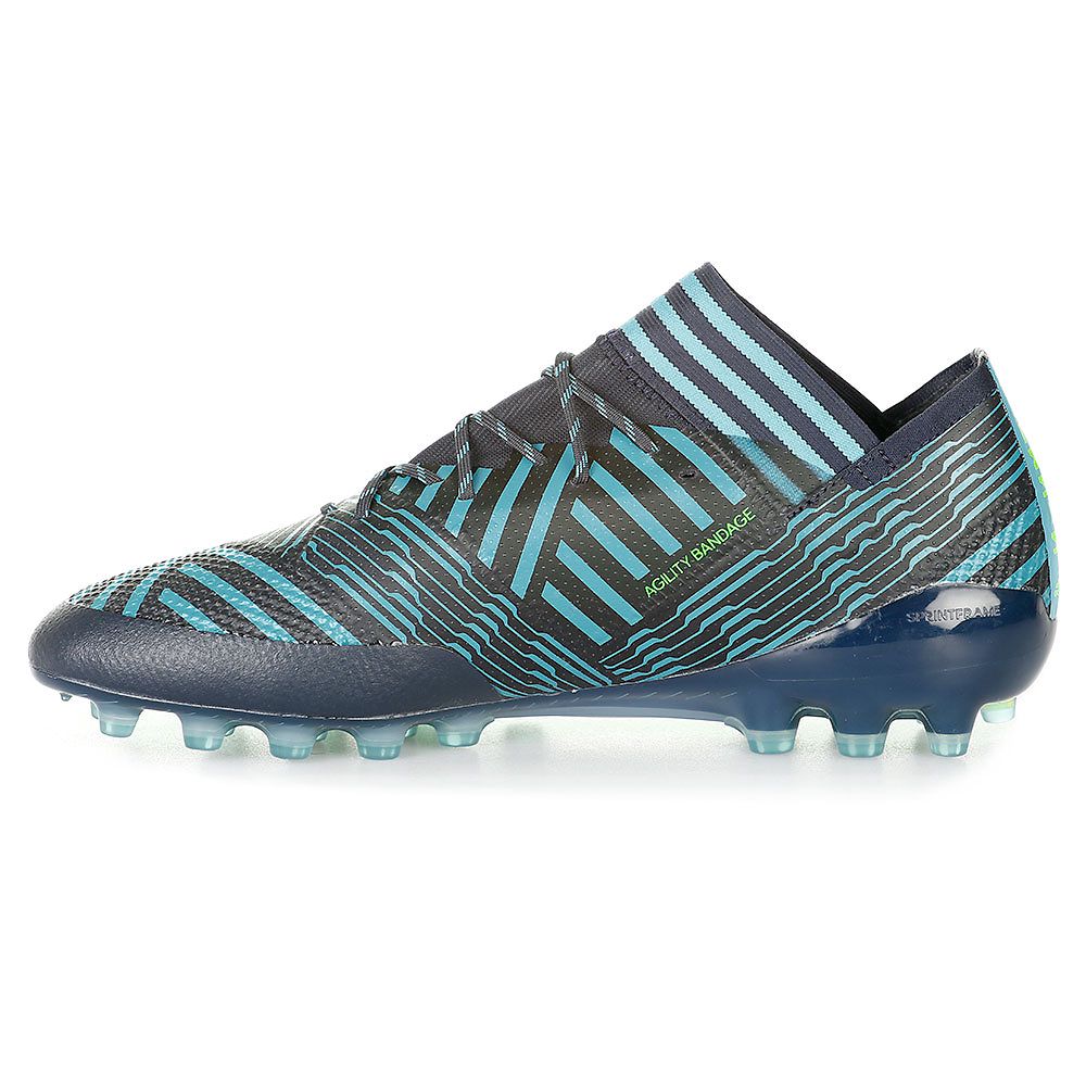 Botas de Fútbol Nemeziz 17.1 AG Azul Negro - Fútbol Factory