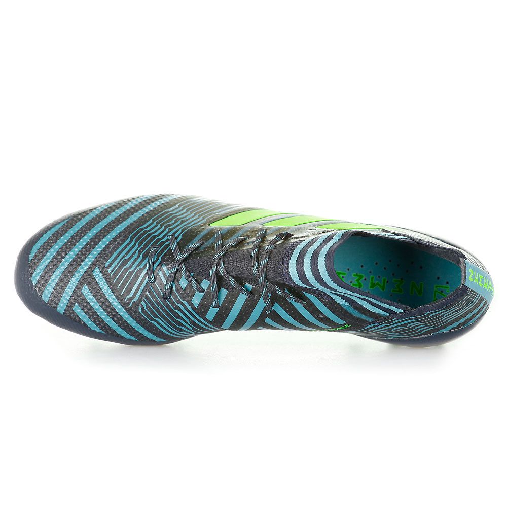 Botas de Fútbol Nemeziz 17.1 AG Azul Negro - Fútbol Factory