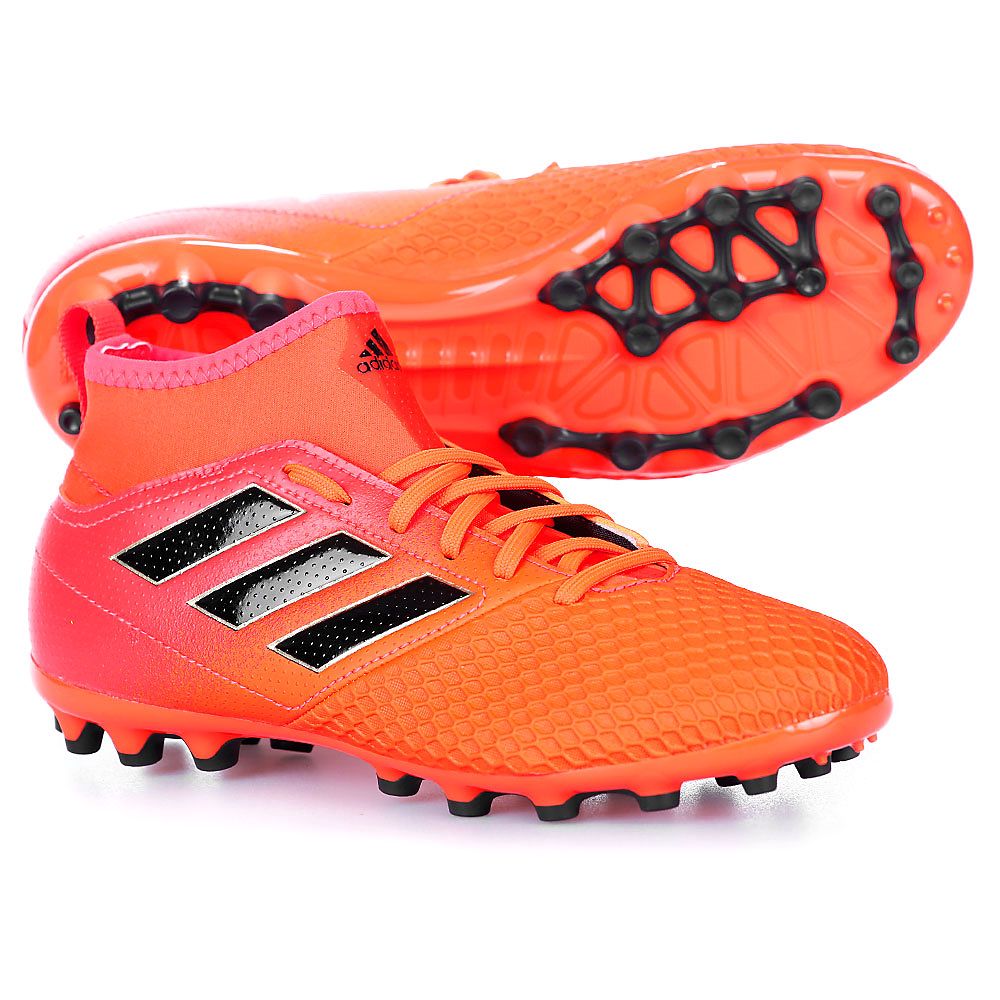 Botas de Fútbol ACE 17.3 AG Junior Naranja Negro - Fútbol Factory