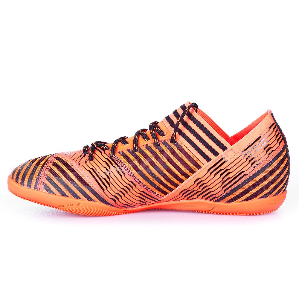 Zapatillas de Fútbol Sala Nemeziz Tango 17.3 IN Naranja Negro - Fútbol Factory