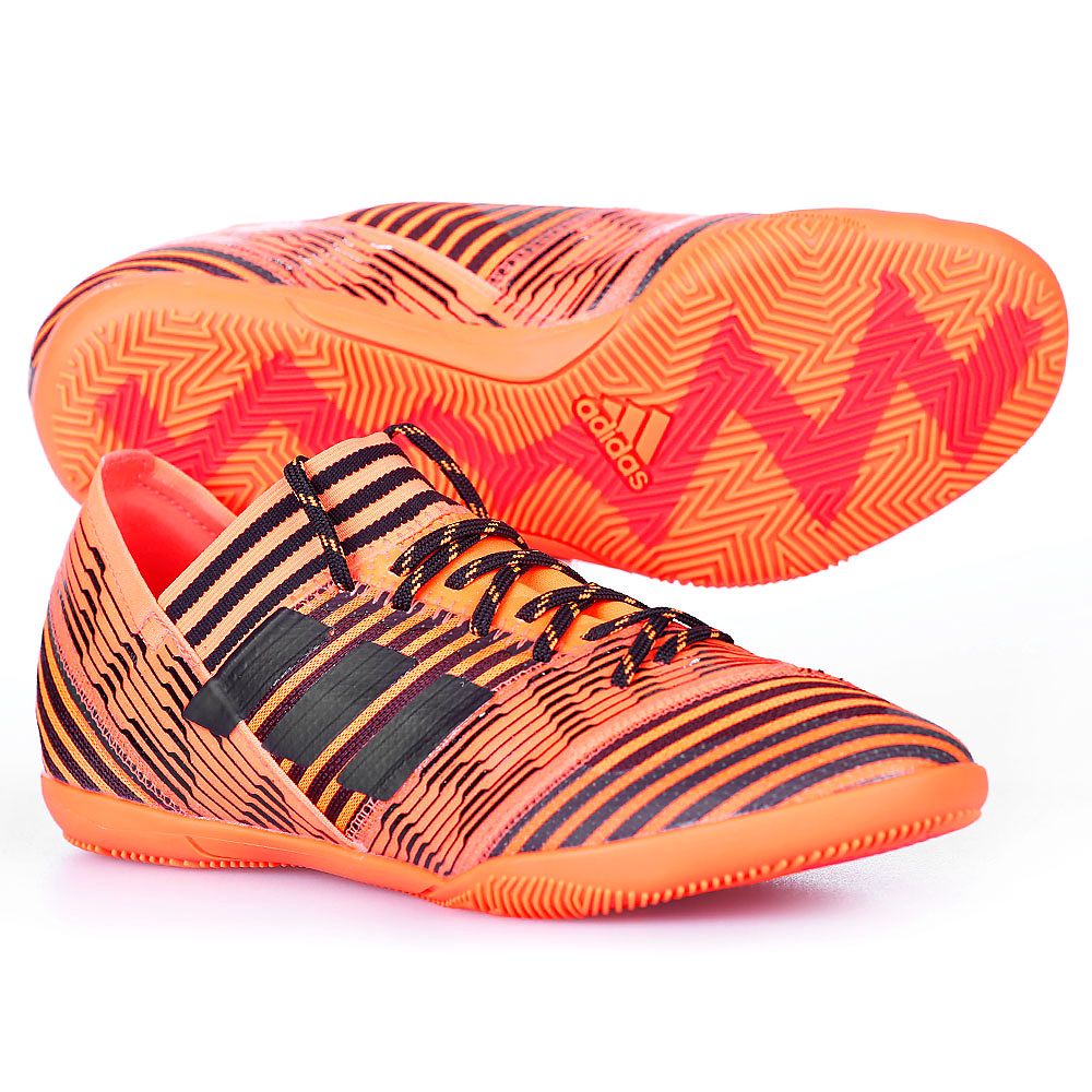 Zapatillas de Fútbol Sala Nemeziz Tango 17.3 IN Naranja Negro - Fútbol Factory